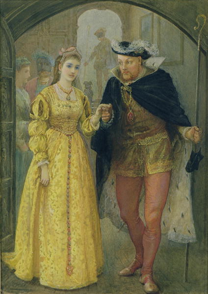 Henry VIII And Anne Boleyn by Arthur Hopkins
